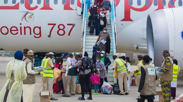 FEDERAL GOVERNMENT RECEIVES 69 NIGERIANS REPATRIATED FROM LEBANON