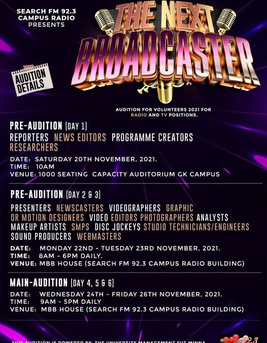 2021 Volunteer Audition [Application Closed]