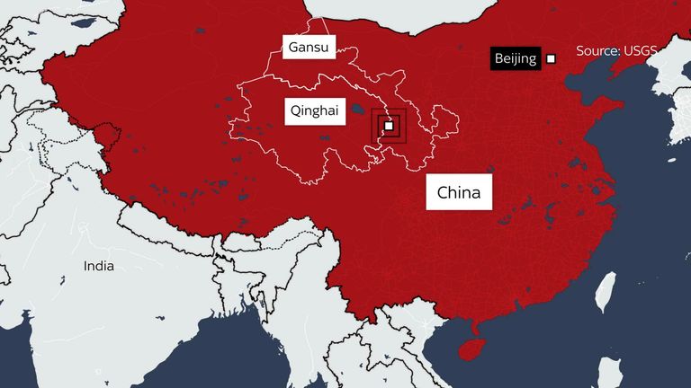 Earthquake claims scores of lives in China.