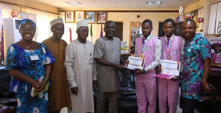 F.U.TMinna pledges support for Staff Model School following triumphant feat at Mathematics Competition