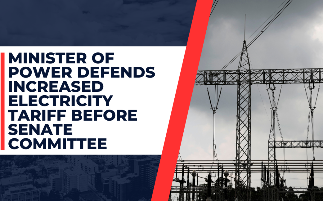 ELECTRICITY: MINISTER OF POWER DEFENDS INCREASE IN ELECTRICITY TARRIF