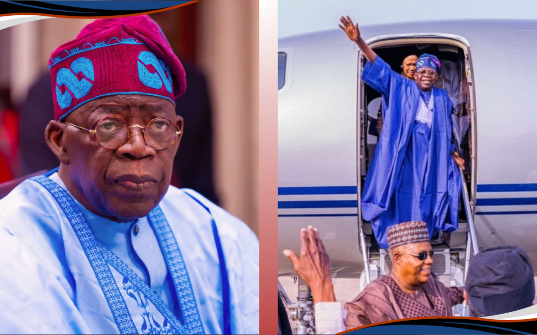 President Tinubu returns to Nigeria; following speculations over his whereabouts