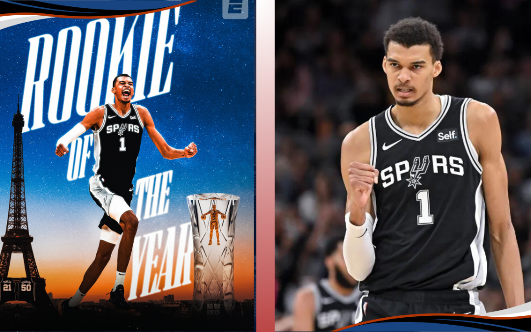 Victor Wembanyama  wins NBA Rookie of the Year award