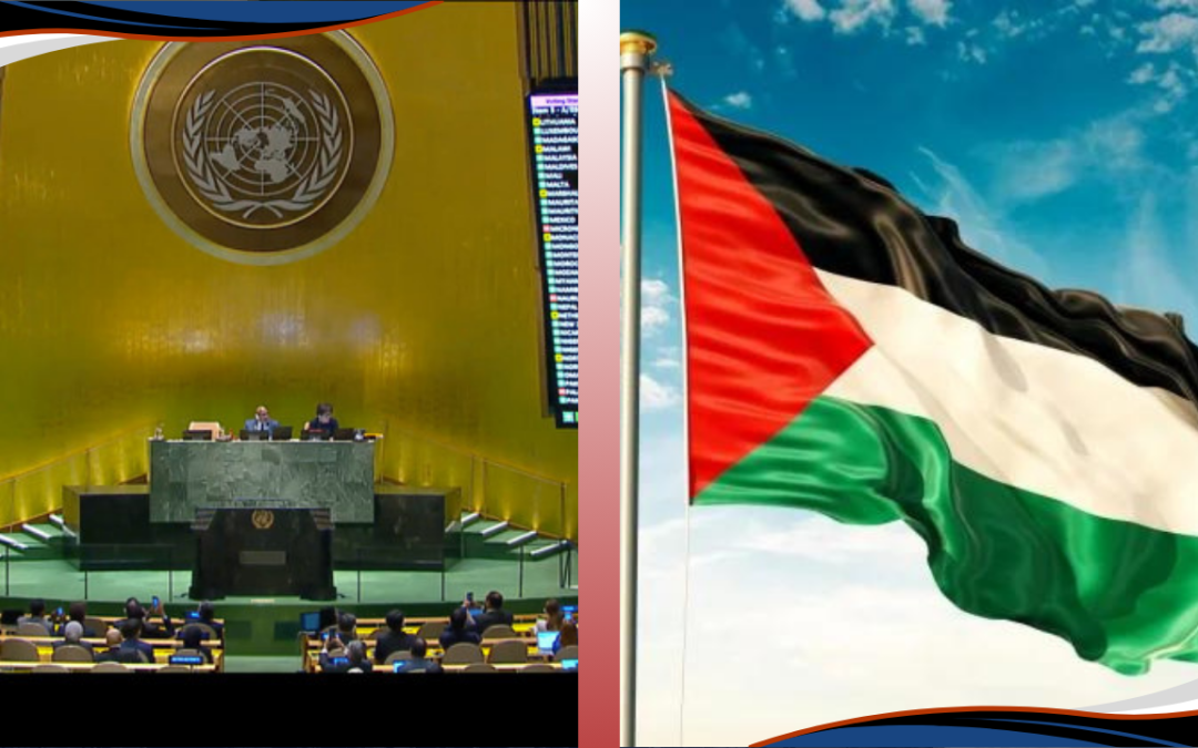 UN General Assembly Backs Palestinian Bid for Full Membership, Urges Security Council Approval