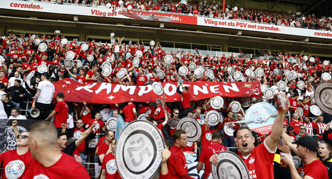 PSV Eindhoven emerge Dutch League Champions