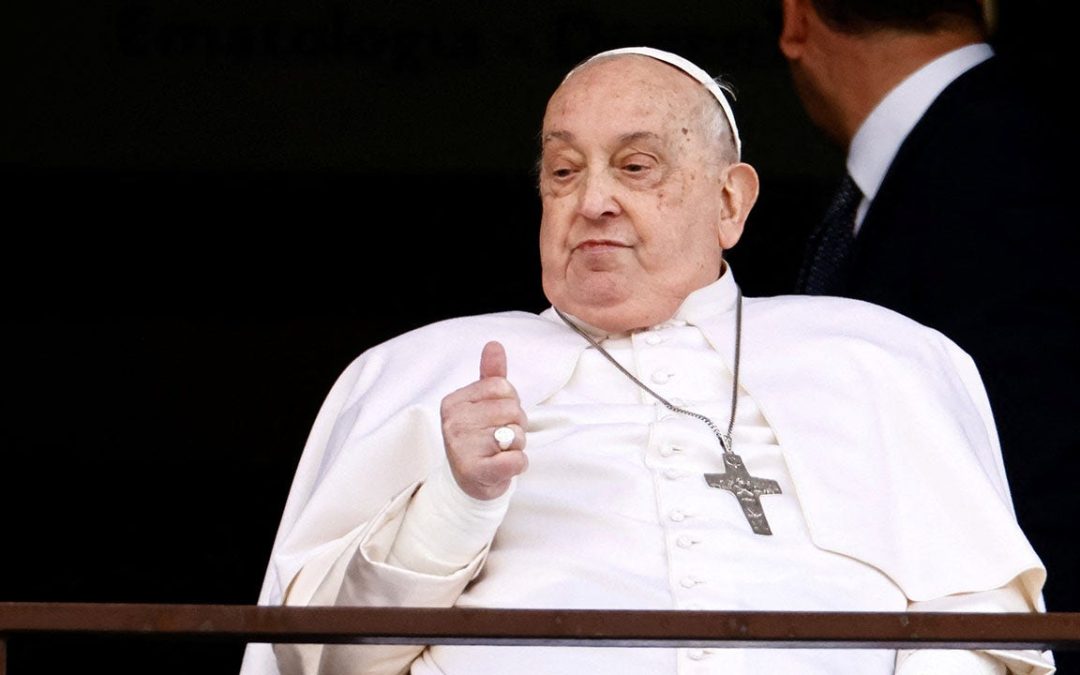Pope Francis Gives Blessing from Hospital Window, Discharged After Health Scare
