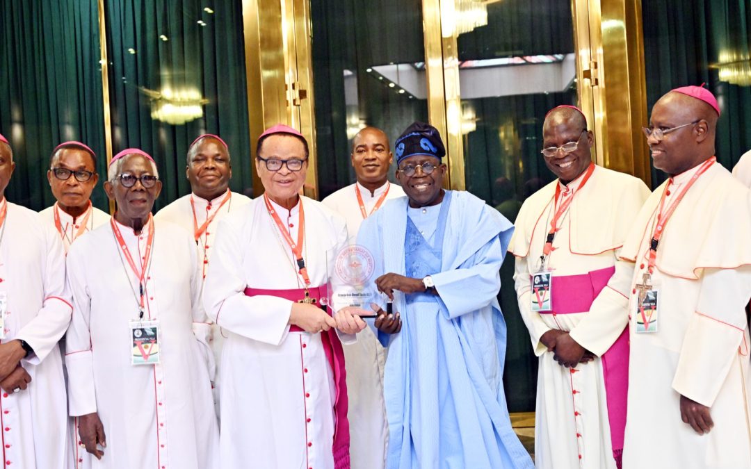 Tinubu Urges Unity in Diversity During Meeting with Nigerian Catholic Bishops in Rome