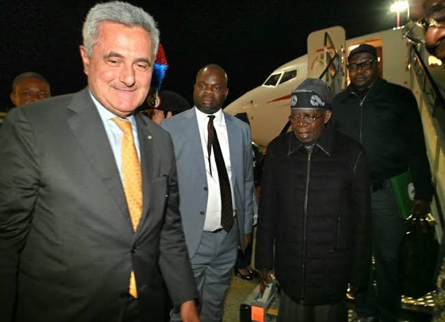 Tinubu Arrives Rome for Aqaba Process Summit on West Africa’s Security Crisis