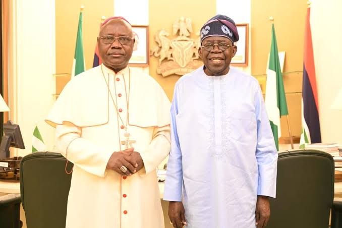 Tinubu Meets Archbishop Kaigama Amid U.S. Claims of Christian Persecution in Nigeria